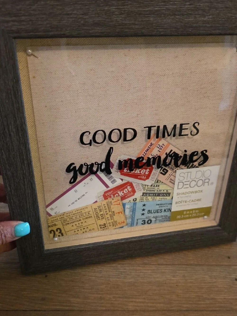 Studio Decor square shadowbox